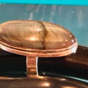 Labradorite Brown Stone Ring